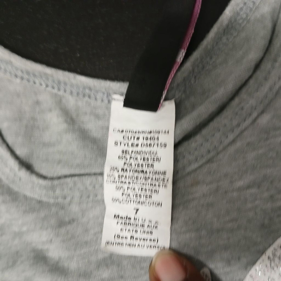 🛍 Girls' Lily Bleu Dress, Size 7, Gray & Pink - Picture 5 of 5